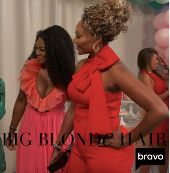 Cynthia Bailey’s Red Bow Jumpsuit