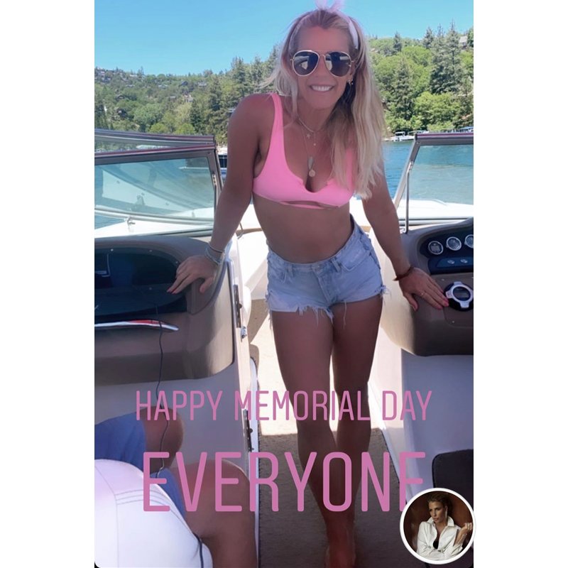 Tracy Tutor’s Pink Cutout Bikini
