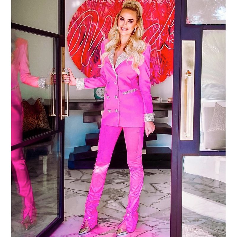 Kameron Westcott’s Pink Suit on WWHL