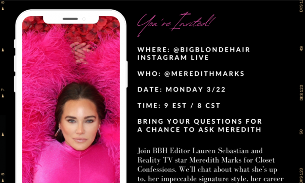 Meredith Marks’ Black and Pink Blazer