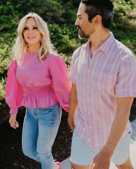 Tamra Judge’s Pink Smocked Top