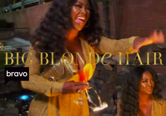 Kenya Moore’s Gold Jumpsuit