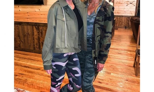 Stephanie Hollman’s Green Military Jacket