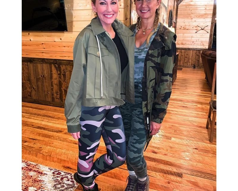 Stephanie Hollman’s Green Military Jacket