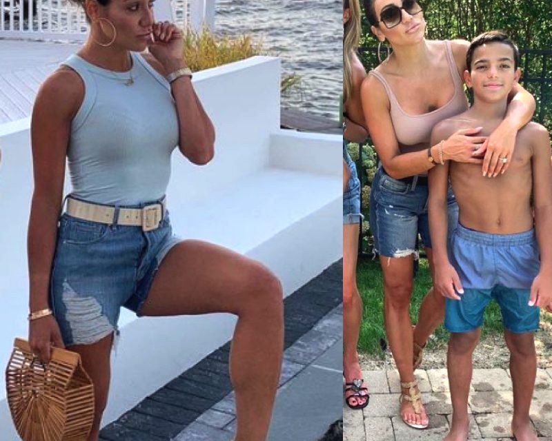 Melissa Gorga’s Distressed Denim Shorts