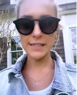 Kristin Cavallari’s Black Round Sunglasses