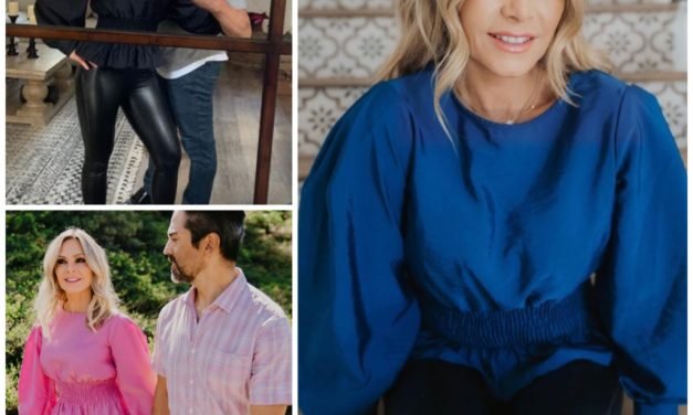 Tamra Judge’s Blue Smocked Top