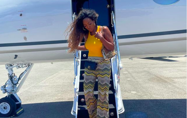 Kenya Moore’s Zig Zag Pants
