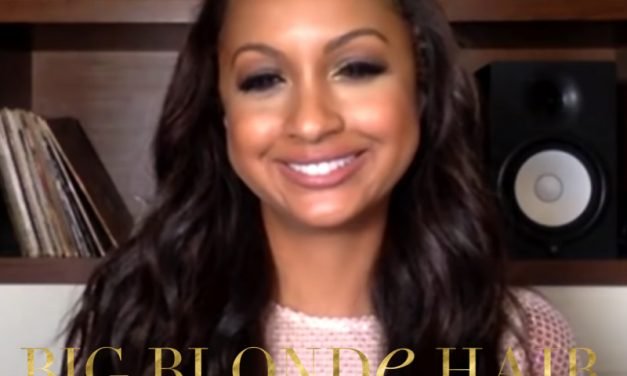 Eboni K. Williams’ Crystal Mesh Top on WWHL