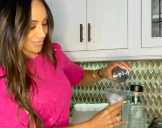 Melissa Gorga’s Pink Sequin Sweater