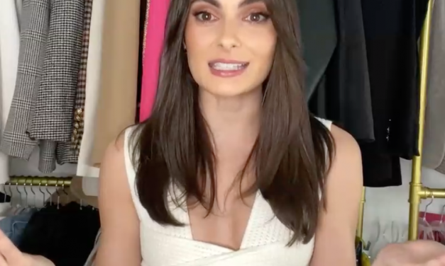 Paige DeSorbo’s White Wrap Top