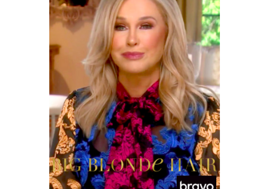 Kathy Hilton’s Multi Color Confessional Blouse