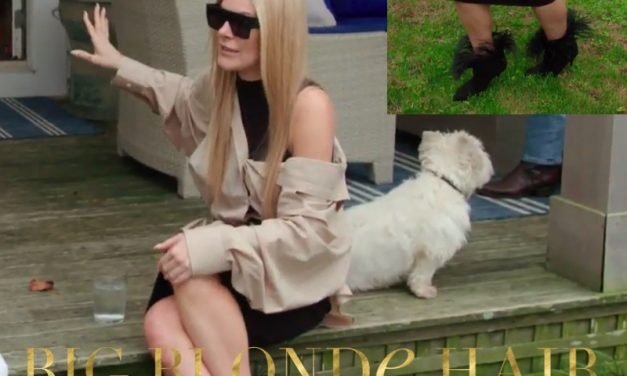 Leah McSweeney’s Black Feather Boots