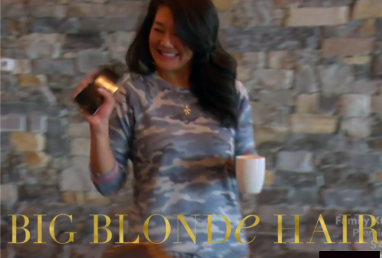 Crystal Kung Minkoff’s Grey Camo Pajamas