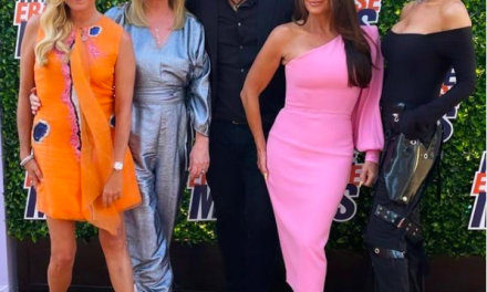 Kyle Richards’ Pink One Shoulder Dress