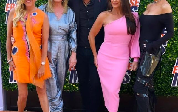 Kyle Richards’ Pink One Shoulder Dress