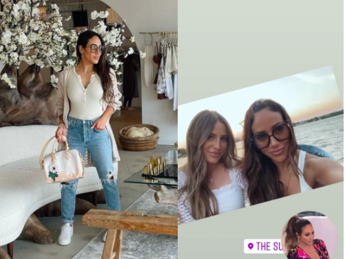 Melissa Gorga’s Black Square Sunglasses