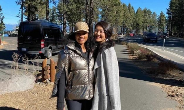 Garcelle Beauvais’ Metallic Puffer Coat