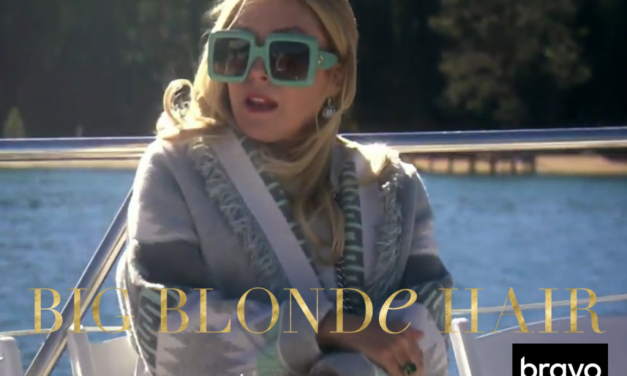 Sutton Stracke’s Green Square Sunglasses