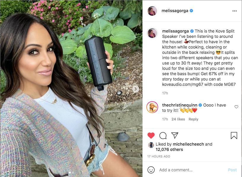 Melissa Gorga’s Space Dye Cardigan