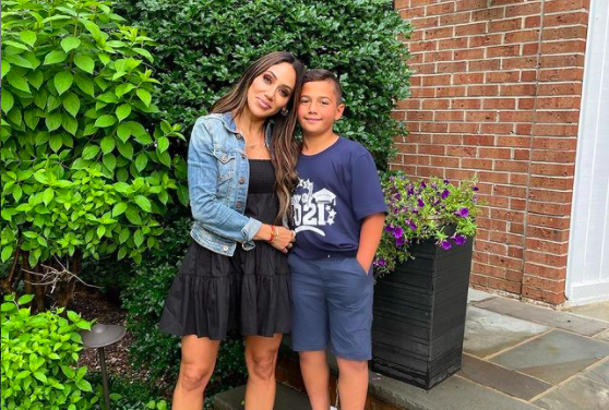 Melissa Gorga’s Black Smocked Dress