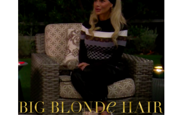 Dorit Kemsley’s Checked Louis Vuitton Bodysuit