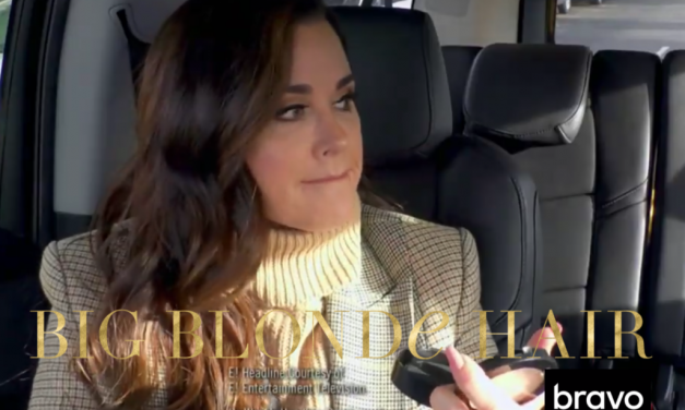 Kyle Richards’ Tan Checked Blazer