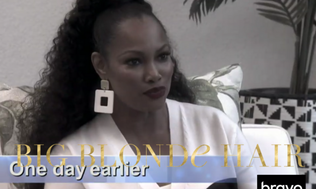 Garcelle Beauvais’ Face Print Cardigan
