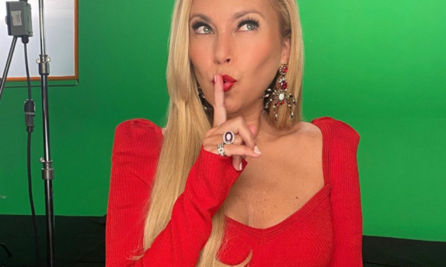 Sutton Stracke’s Red Confessional Dress