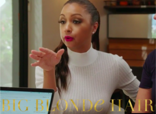 Eboni K Williams’ White Turtleneck Sweater