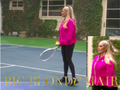 Erika Jayne’s Pink Windbreaker Jacket