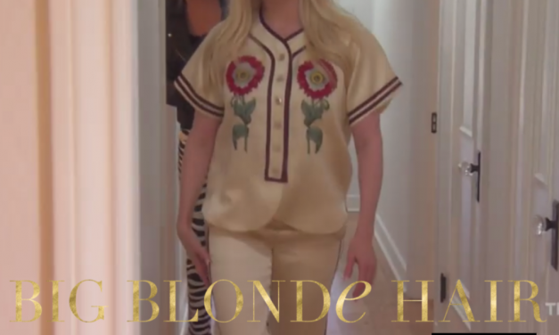 Erika Jayne’s Flower Embroidered Top
