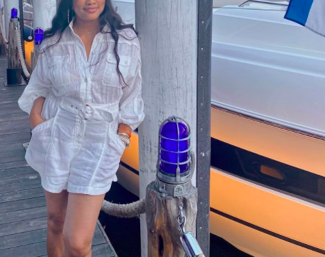 Garcelle Beauvais’ White Romper