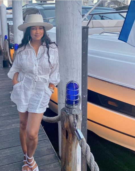 Garcelle Beauvais’ White Romper