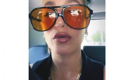 Amanda Batula’s Yellow Lens Aviator Sunglasses