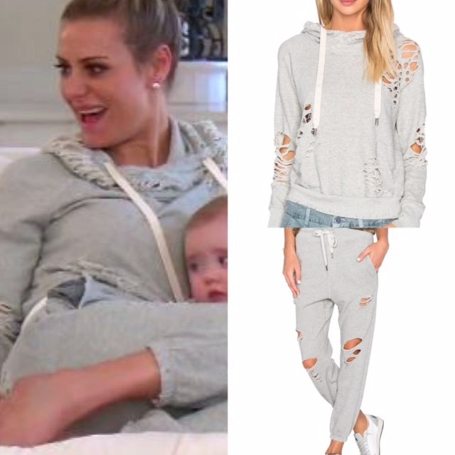 Wendy Osefo’s Grey Ripped Sweatsuit