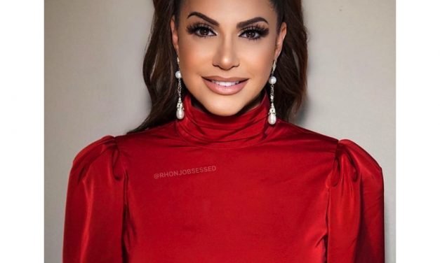 Jennifer Aydin’s Red Satin Top