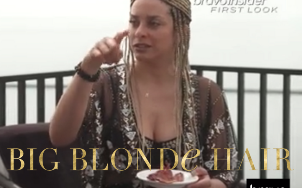 Robyn Dixon’s Black Beaded Cover Up