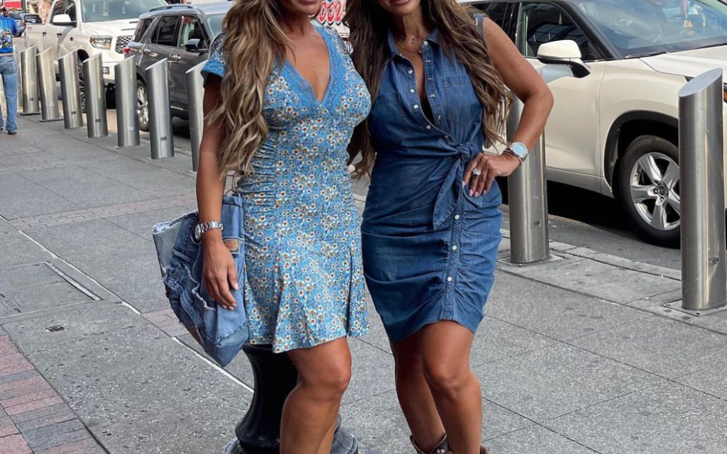 Teresa Giudice’s Denim Dress in Nashville