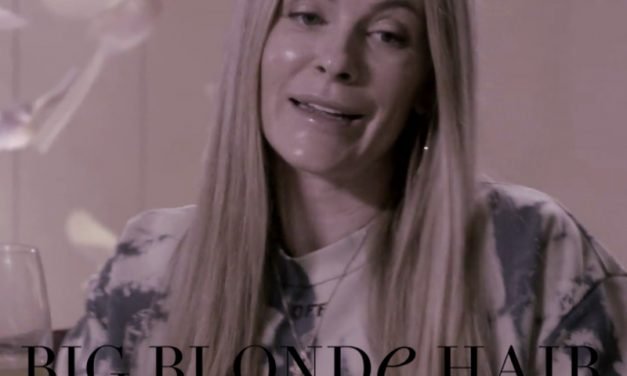 Dorit Kemsley’s Green and Blue Tie Dye Sweatshirt