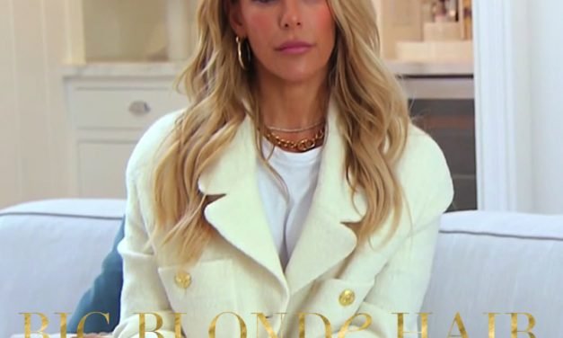 Tracy Tutor’s White Gold Button Blazer