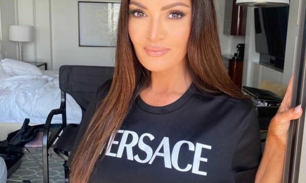 Lisa Barlow’s Versace Safety Pin Tee