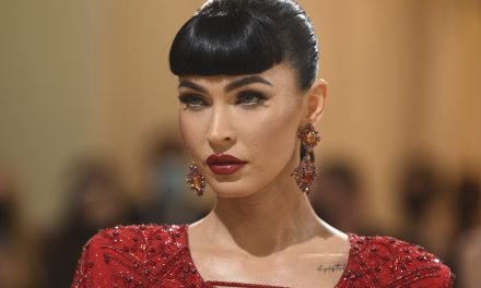 Megan Fox Just Debuted New Baby Bangs at the Met Gala Inspired by a Pin-Up Icon