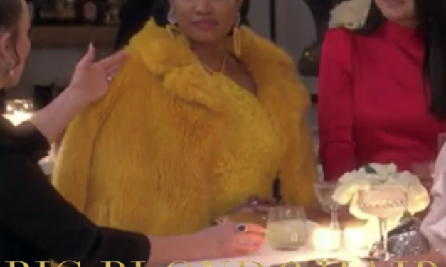 Garcelle Beauvais’ Yellow Fur Coat