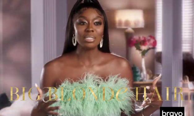 Wendy Osefo’s Green Feather Confessional Look