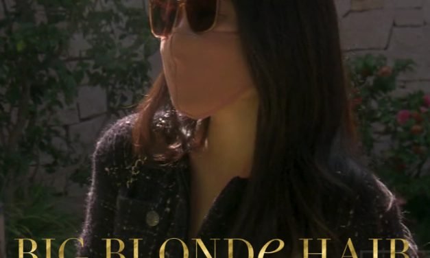 Crystal Kung Minkoff’s Tan Sunglasses