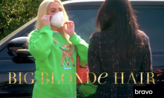 Erika Jayne’s Neon Green Deer Sweatshirt