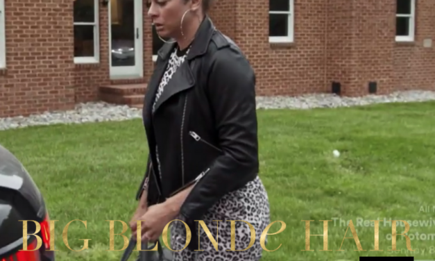 Robyn Dixon’s White Leopard Print Outfit