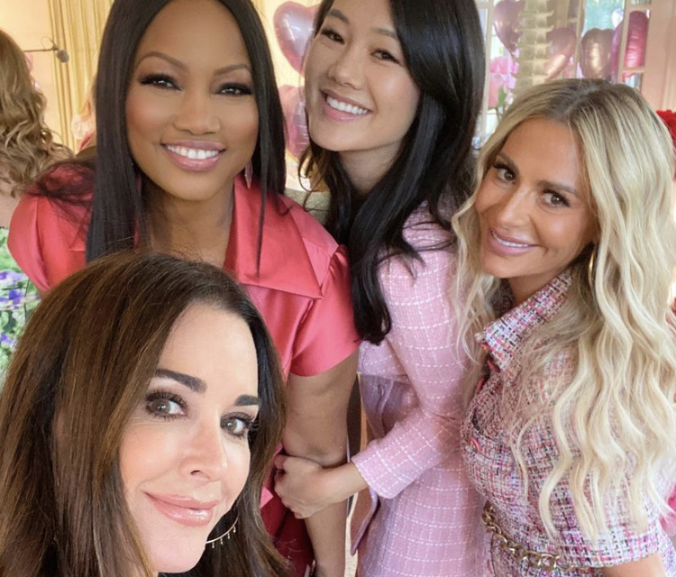 Crystal Kung Minkoff’s Pink Tweed Dress
