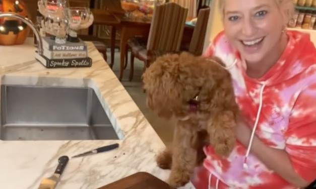 Dorinda Medley’s Pink and Red Tie Dye Sweatsuit